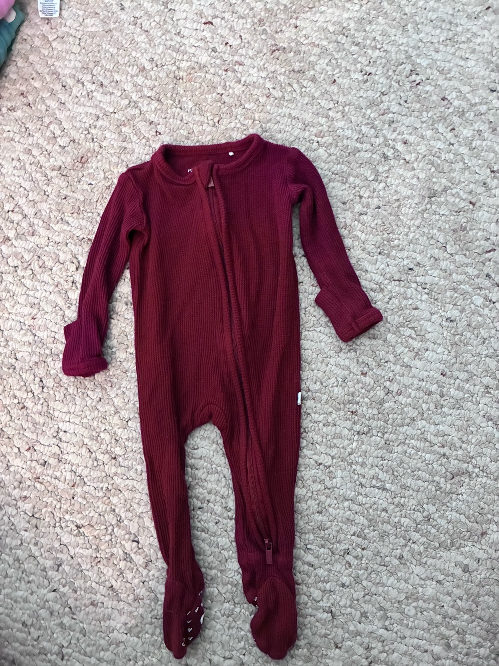 Posh Peanut footie zip up pajamas